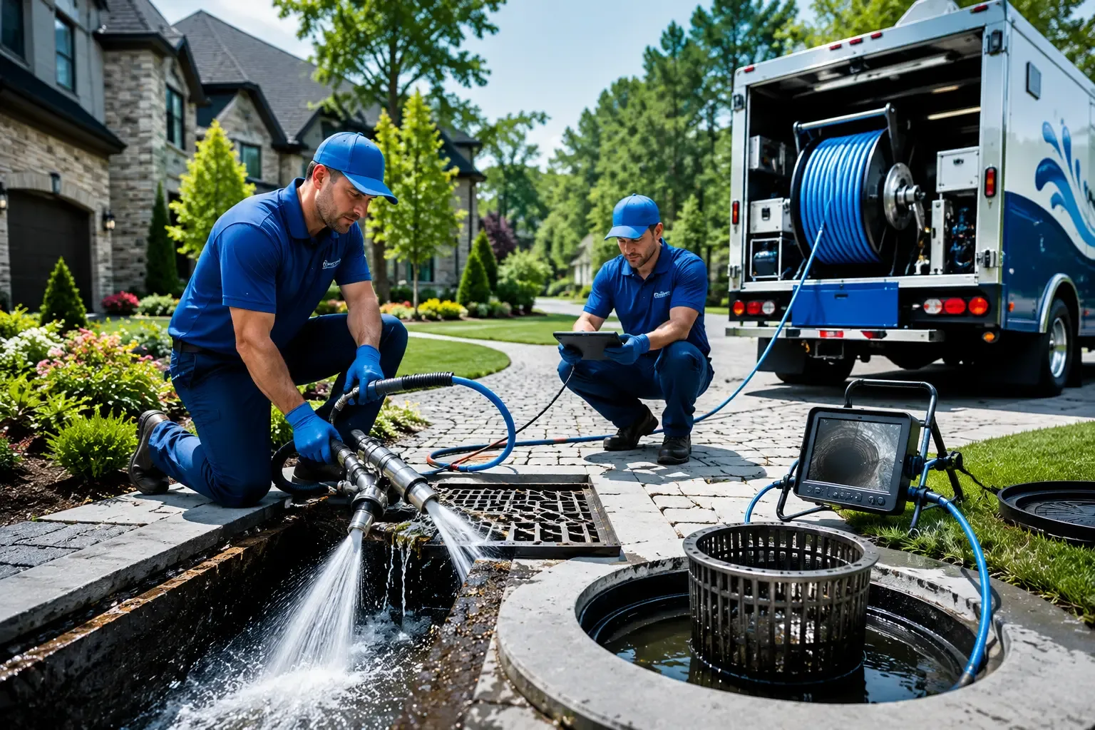 Local outdoor drain cleaning professionals in Everson, PA